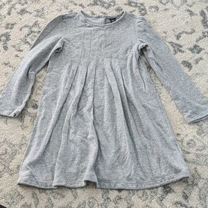 Euc Gap grey shimmery dress toddler 5